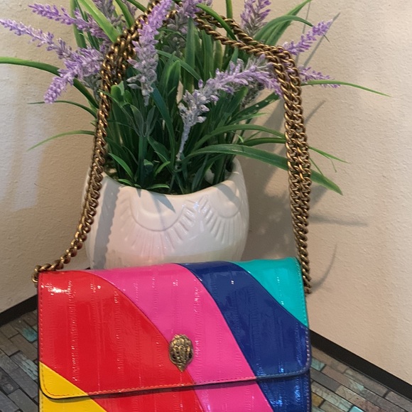 - Kurt Geiger London Rainbow Stripe Leather Chain Wallet
KURT GEIGER LONDON - Picture 9 of 16